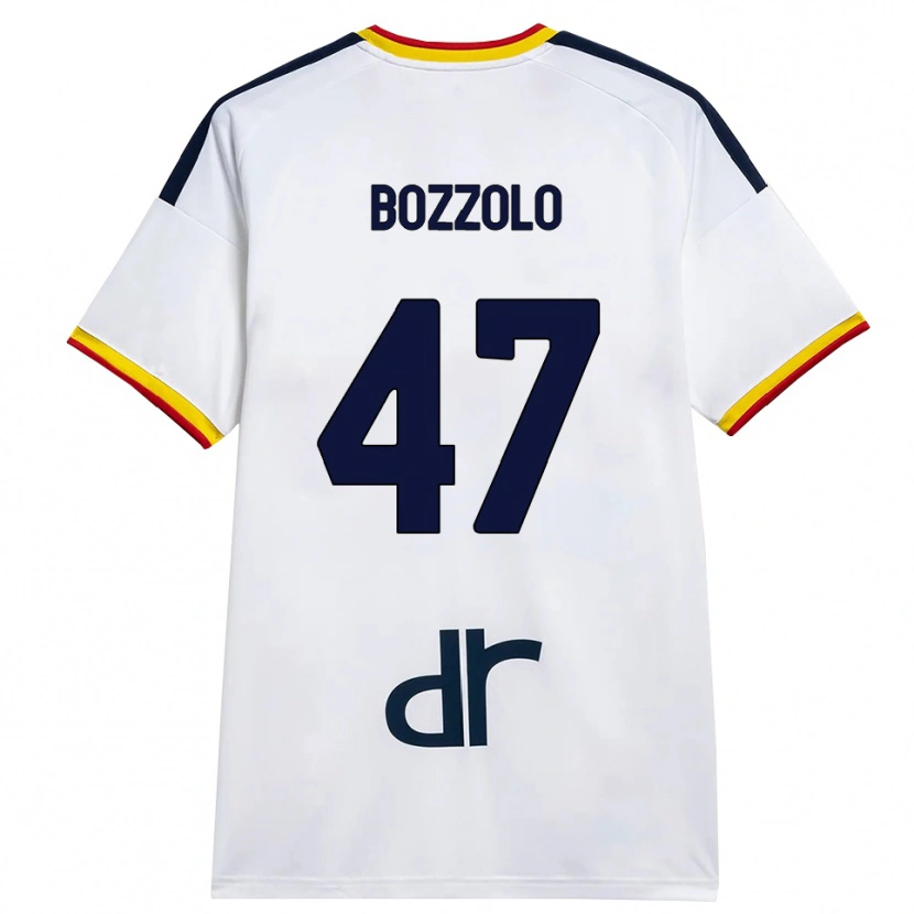 Danxen Damen Alessandro Bozzolo #47 Weiß Gelb Rot Auswärtstrikot Trikot 2026/27 T-Shirt Österreich