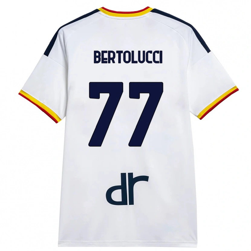 Danxen Damen Sandro Bertolucci #77 Weiß Gelb Rot Auswärtstrikot Trikot 2026/27 T-Shirt Österreich