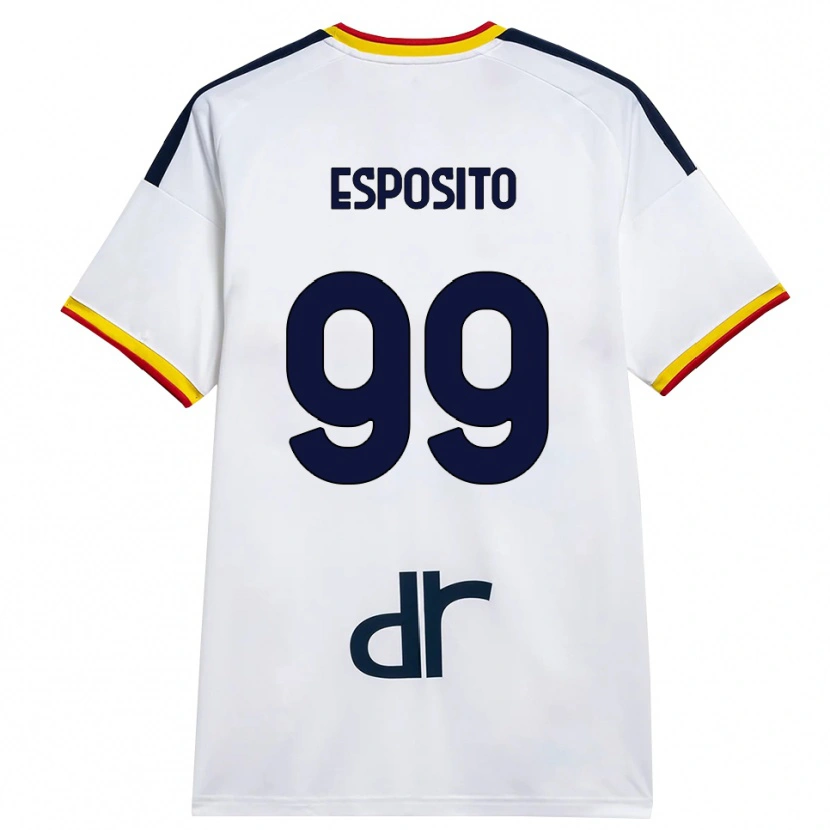 Danxen Damen Pasquale Esposito #99 Weiß Gelb Rot Auswärtstrikot Trikot 2026/27 T-Shirt Österreich