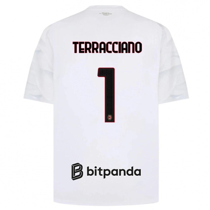 Danxen Damen Pietro Terracciano #1 Weiß Rot Schwarz Auswärtstrikot Trikot 2026/27 T-Shirt Österreich