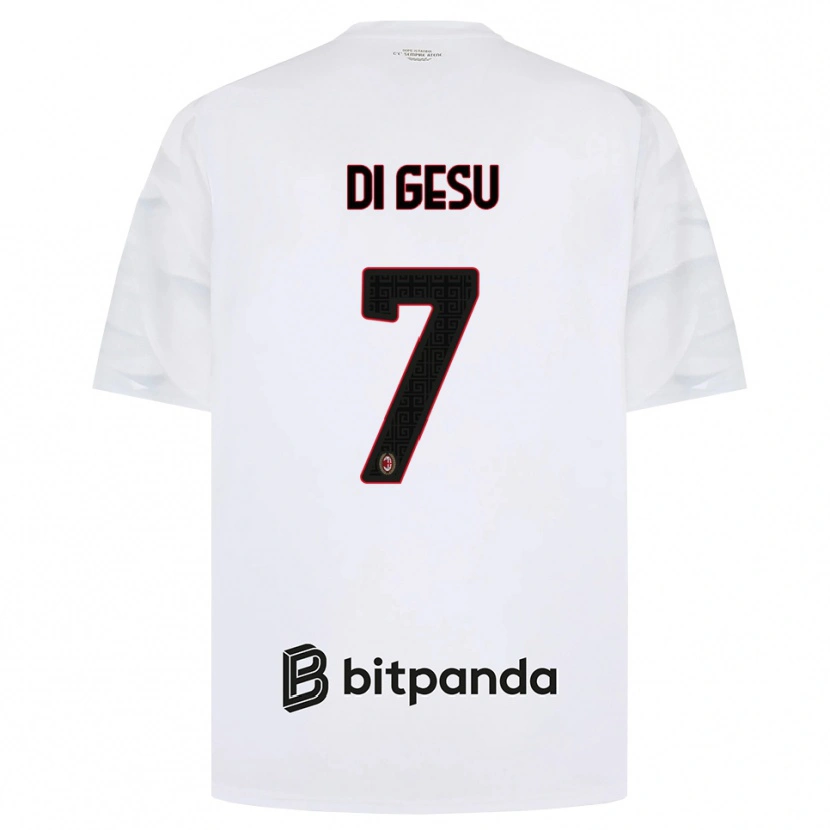 Danxen Damen Enrico Di Gesu #7 Weiß Rot Schwarz Auswärtstrikot Trikot 2026/27 T-Shirt Österreich