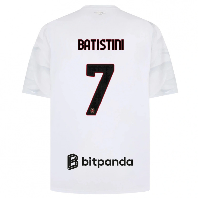Danxen Damen Simone Batistini #7 Weiß Rot Schwarz Auswärtstrikot Trikot 2026/27 T-Shirt Österreich