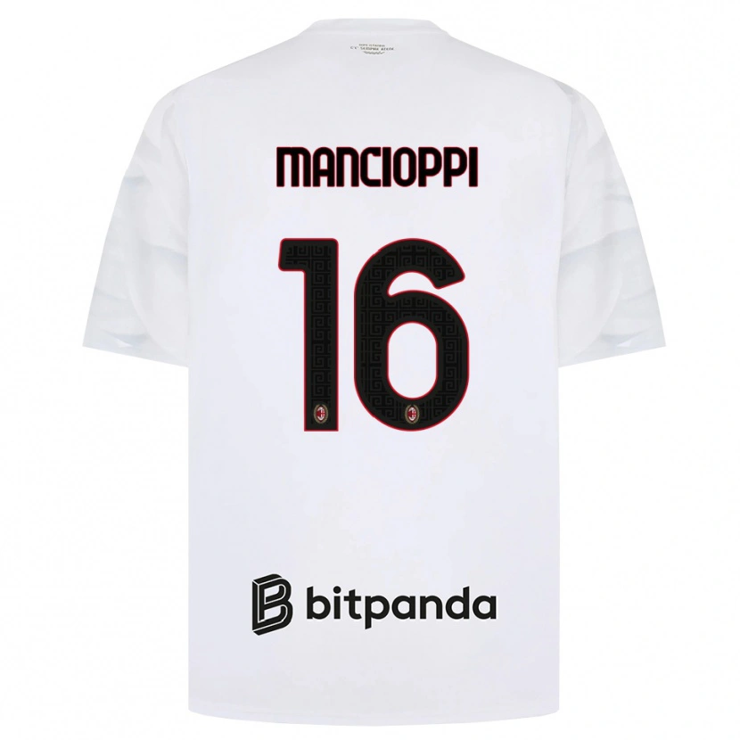 Danxen Damen Tommaso Mancioppi #16 Weiß Rot Schwarz Auswärtstrikot Trikot 2026/27 T-Shirt Österreich