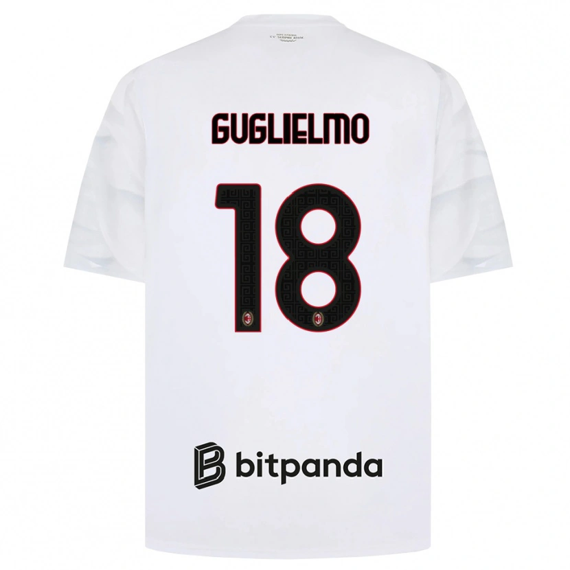 Danxen Damen Tommaso Guglielmo #18 Weiß Rot Schwarz Auswärtstrikot Trikot 2026/27 T-Shirt Österreich