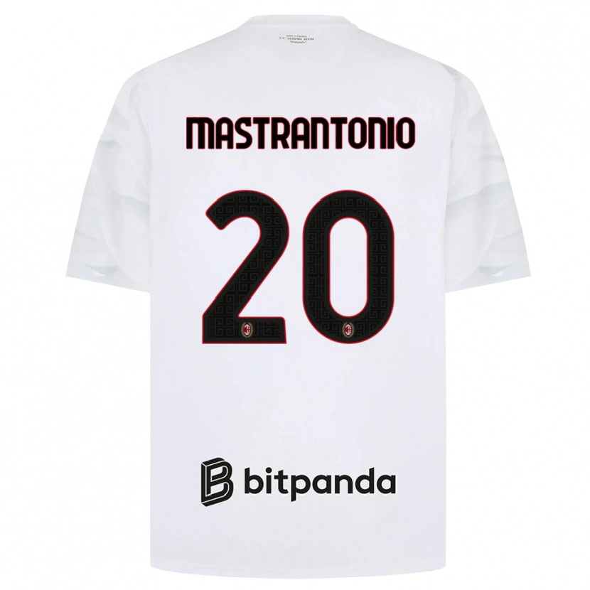 Danxen Damen Davide Mastrantonio #20 Weiß Rot Schwarz Auswärtstrikot Trikot 2026/27 T-Shirt Österreich