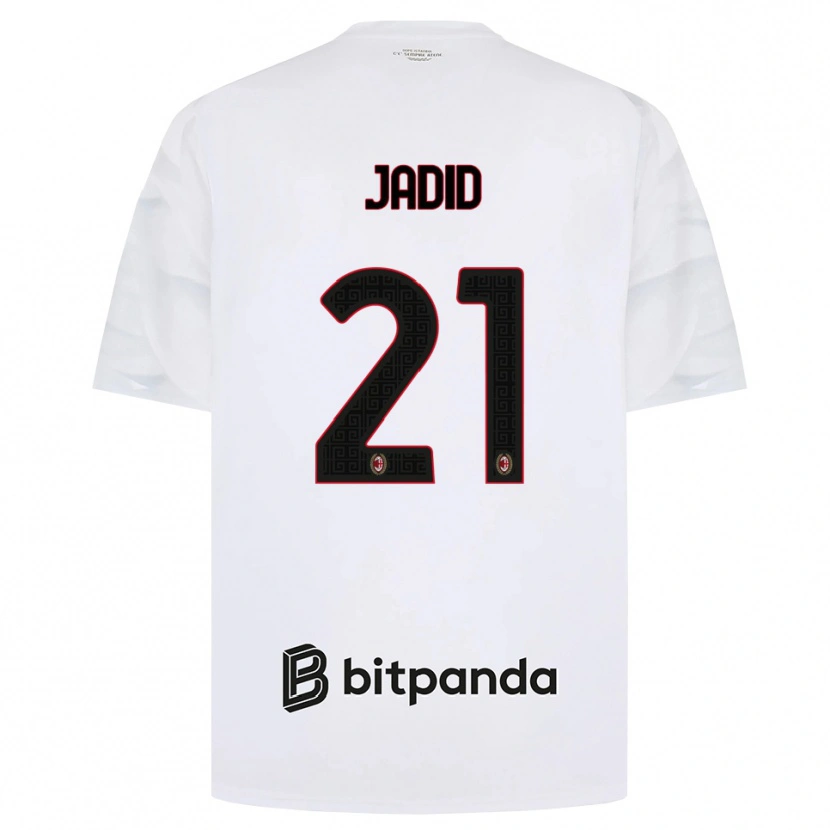 Danxen Damen Akram Jadid #21 Weiß Rot Schwarz Auswärtstrikot Trikot 2026/27 T-Shirt Österreich