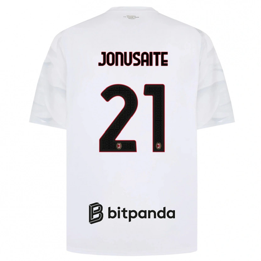 Danxen Damen Rimante Jonusaite #21 Weiß Rot Schwarz Auswärtstrikot Trikot 2026/27 T-Shirt Österreich
