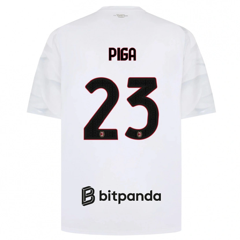 Danxen Damen Julie Piga #23 Weiß Rot Schwarz Auswärtstrikot Trikot 2026/27 T-Shirt Österreich