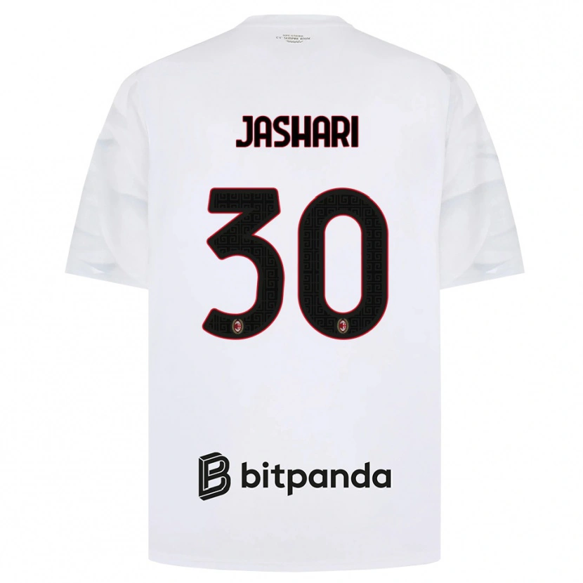 Danxen Damen Ardon Jashari #30 Weiß Rot Schwarz Auswärtstrikot Trikot 2026/27 T-Shirt Österreich