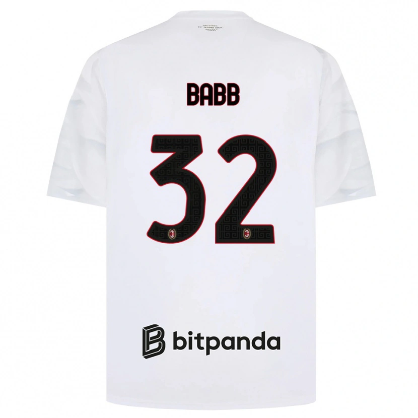 Danxen Damen Selena Delia Babb #32 Weiß Rot Schwarz Auswärtstrikot Trikot 2026/27 T-Shirt Österreich