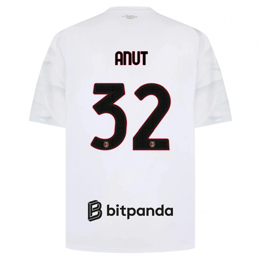 Danxen Damen Niccolo Anut #32 Weiß Rot Schwarz Auswärtstrikot Trikot 2026/27 T-Shirt Österreich