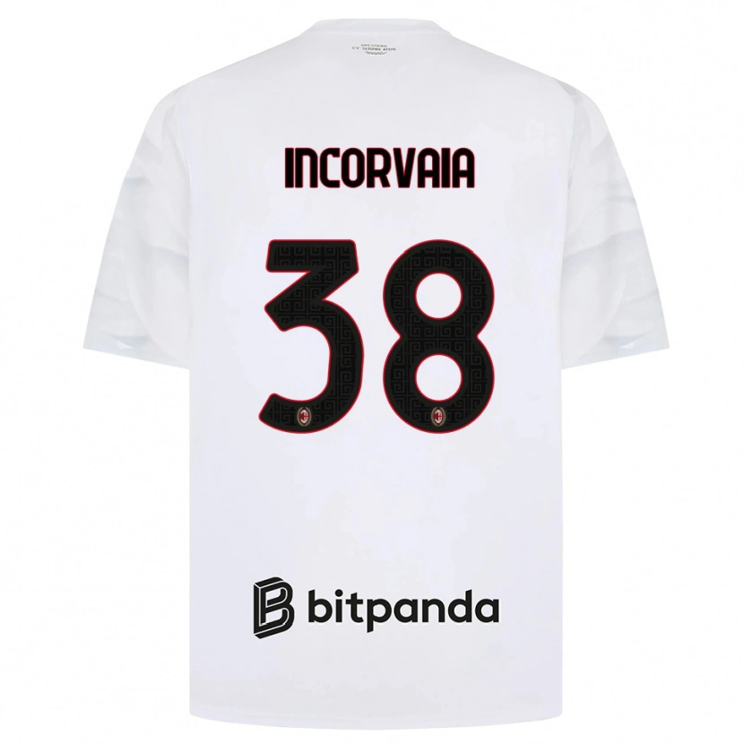 Danxen Damen Giovanni Incorvaia #38 Weiß Rot Schwarz Auswärtstrikot Trikot 2026/27 T-Shirt Österreich