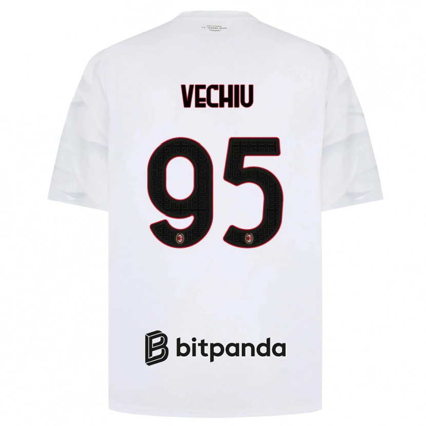 Danxen Damen Christian Vechiu #95 Weiß Rot Schwarz Auswärtstrikot Trikot 2026/27 T-Shirt Österreich