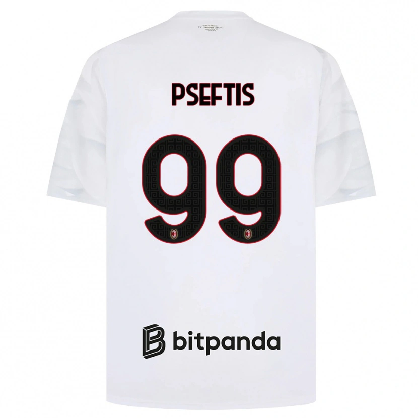 Danxen Damen Fotios Pseftis #99 Weiß Rot Schwarz Auswärtstrikot Trikot 2026/27 T-Shirt Österreich