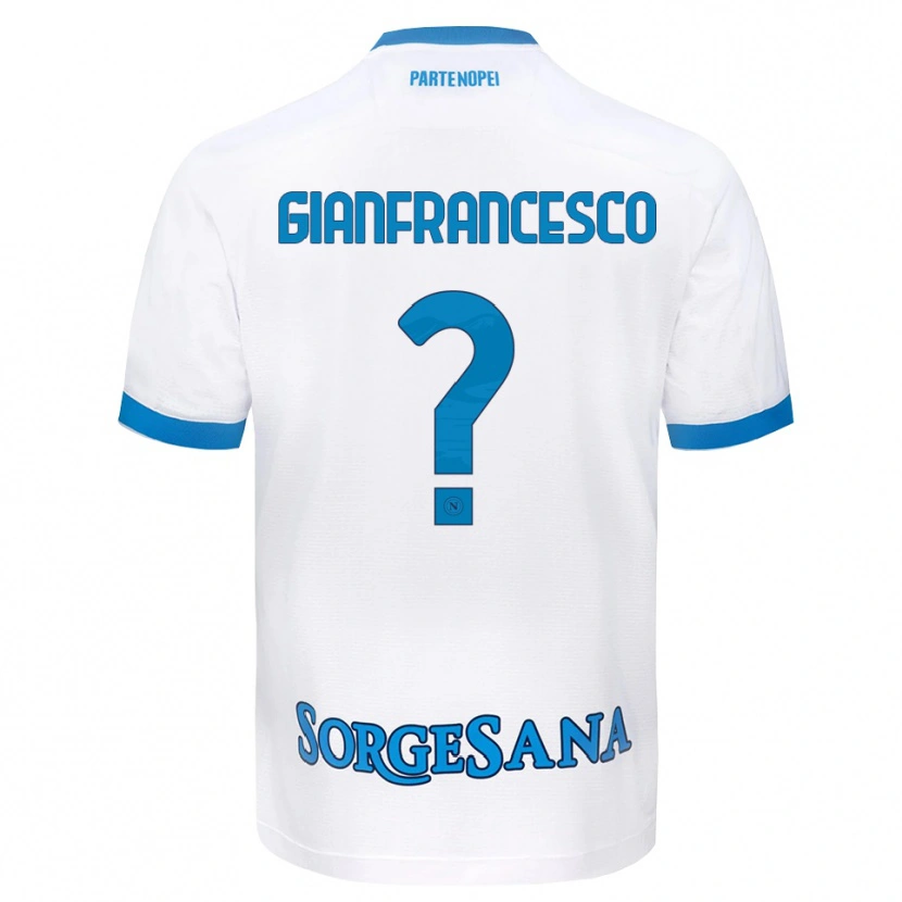 Danxen Damen Sergio Gianfrancesco #0 Weiß Hellblau Auswärtstrikot Trikot 2026/27 T-Shirt Österreich