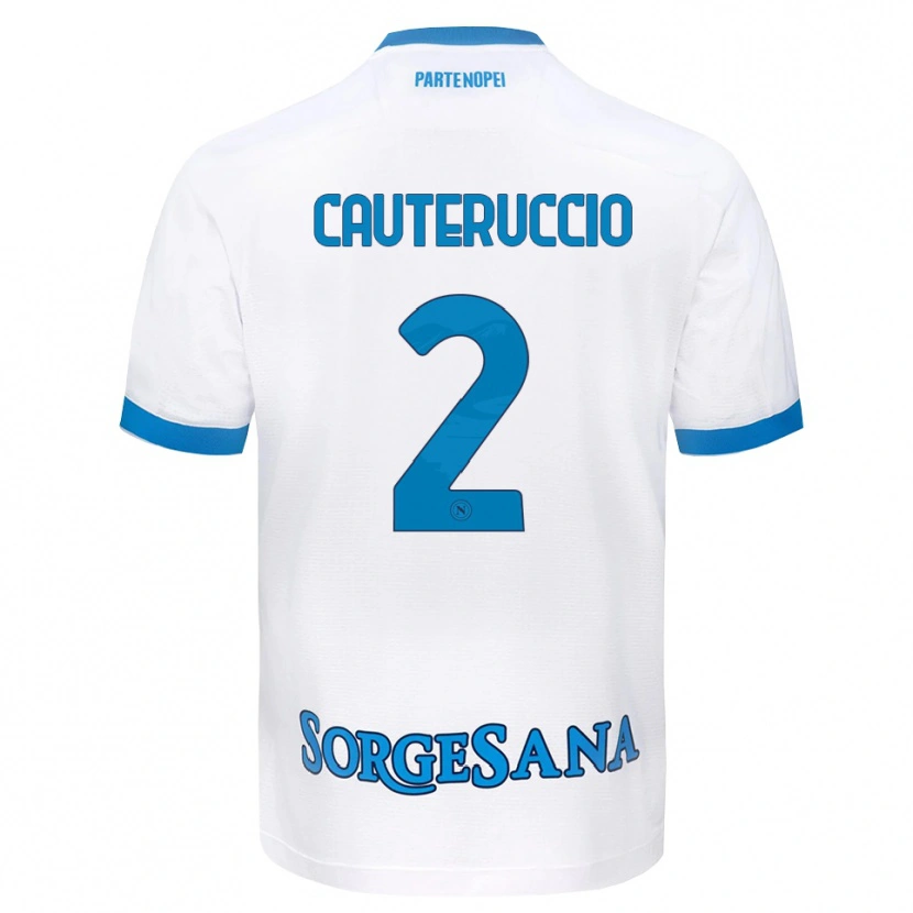 Danxen Damen Walter Cauteruccio #2 Weiß Hellblau Auswärtstrikot Trikot 2026/27 T-Shirt Österreich