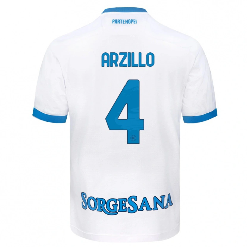 Danxen Damen Antonino Arzillo #4 Weiß Hellblau Auswärtstrikot Trikot 2026/27 T-Shirt Österreich