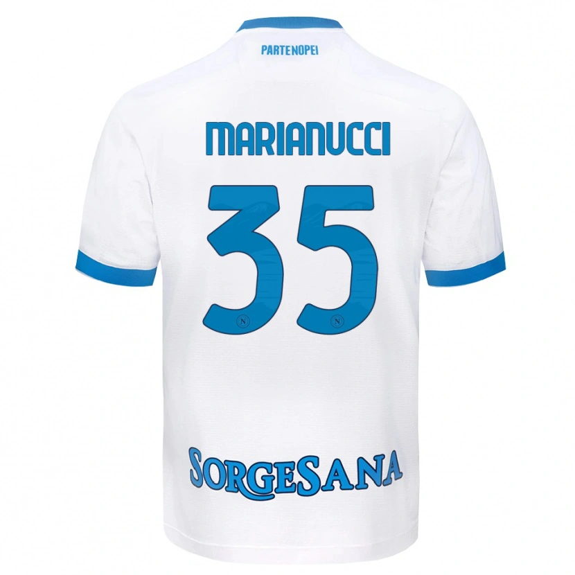 Danxen Damen Luca Marianucci #35 Weiß Hellblau Auswärtstrikot Trikot 2026/27 T-Shirt Österreich