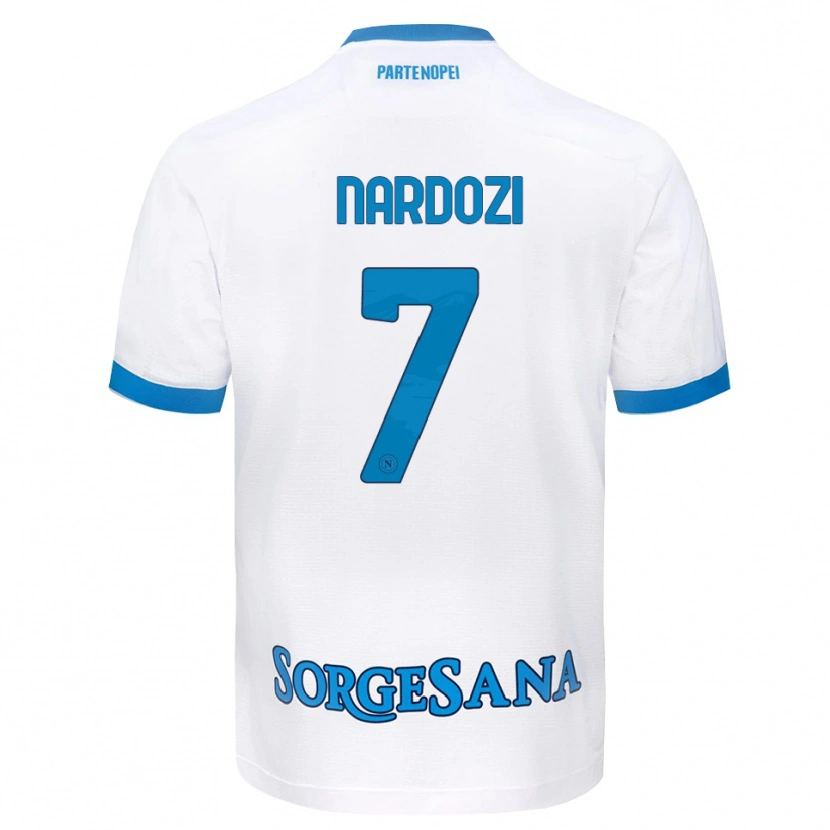 Danxen Damen Manuel Nardozi #7 Weiß Hellblau Auswärtstrikot Trikot 2026/27 T-Shirt Österreich