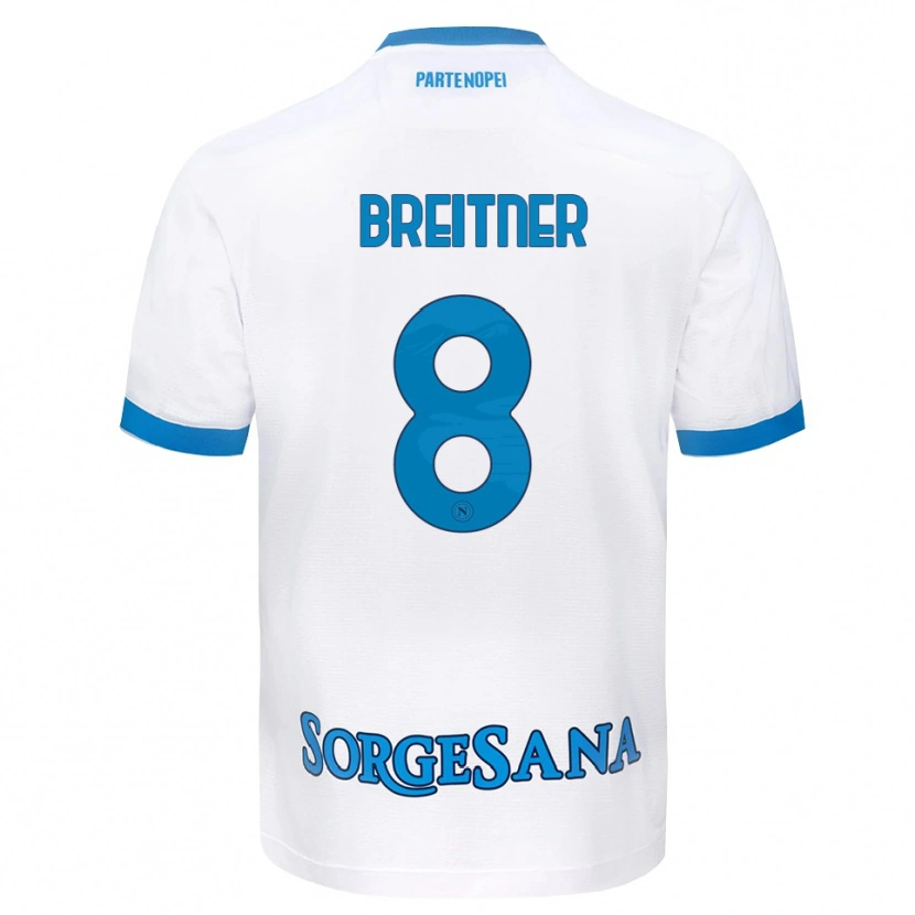 Danxen Damen Stephanie Breitner #8 Weiß Hellblau Auswärtstrikot Trikot 2026/27 T-Shirt Österreich