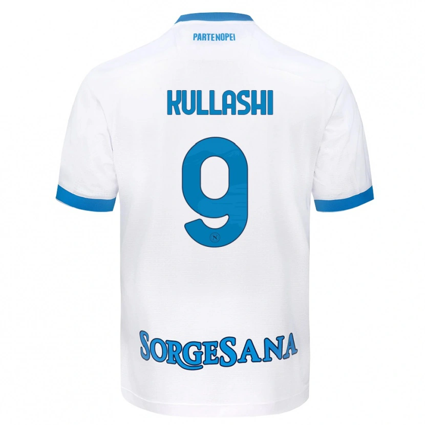 Danxen Damen Loreta Kullashi #9 Weiß Hellblau Auswärtstrikot Trikot 2026/27 T-Shirt Österreich