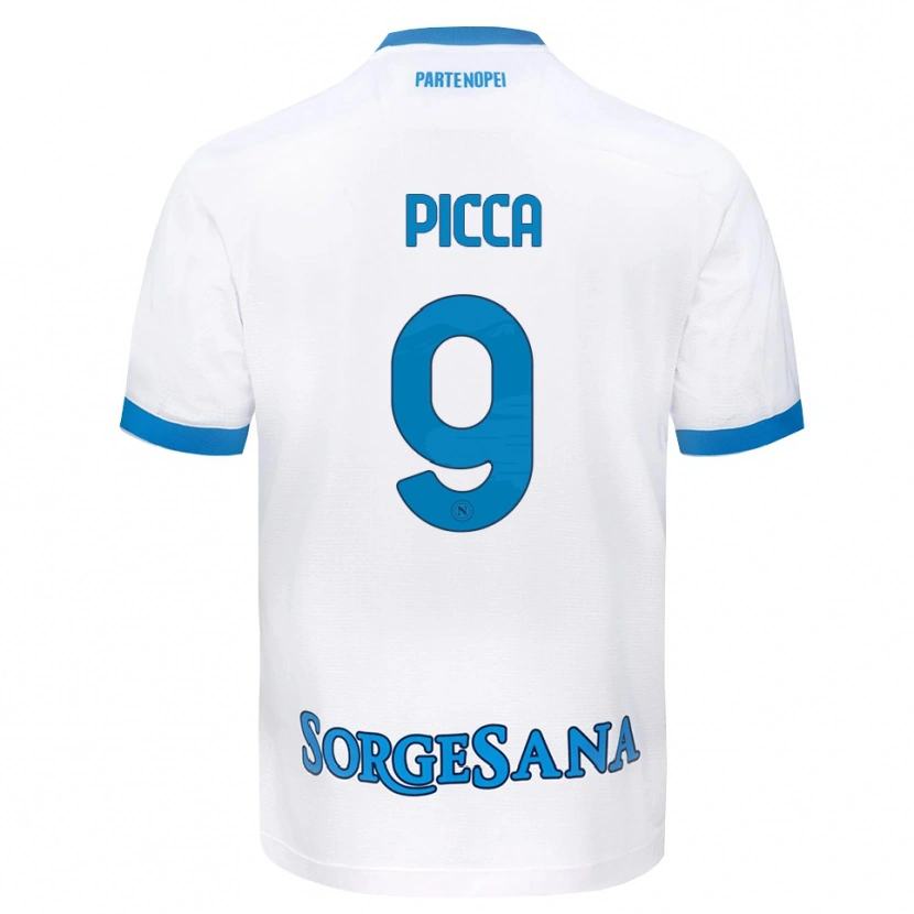 Danxen Damen Luigi Picca #9 Weiß Hellblau Auswärtstrikot Trikot 2026/27 T-Shirt Österreich