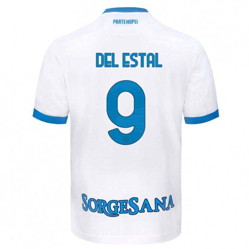 Danxen Damen Eli Del Estal #9 Weiß Hellblau Auswärtstrikot Trikot 2026/27 T-Shirt Österreich