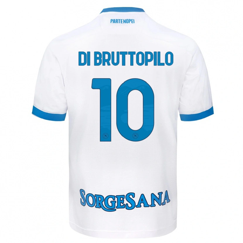 Danxen Damen Giuseppe Ambrosino Di Bruttopilo #10 Weiß Hellblau Auswärtstrikot Trikot 2026/27 T-Shirt Österreich