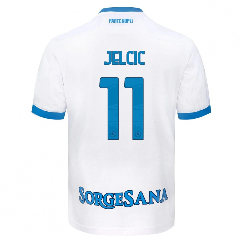Danxen Damen Maja Jelčić #11 Weiß Hellblau Auswärtstrikot Trikot 2026/27 T-Shirt Österreich