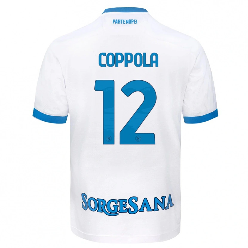 Danxen Damen Bernard Coppola #12 Weiß Hellblau Auswärtstrikot Trikot 2026/27 T-Shirt Österreich