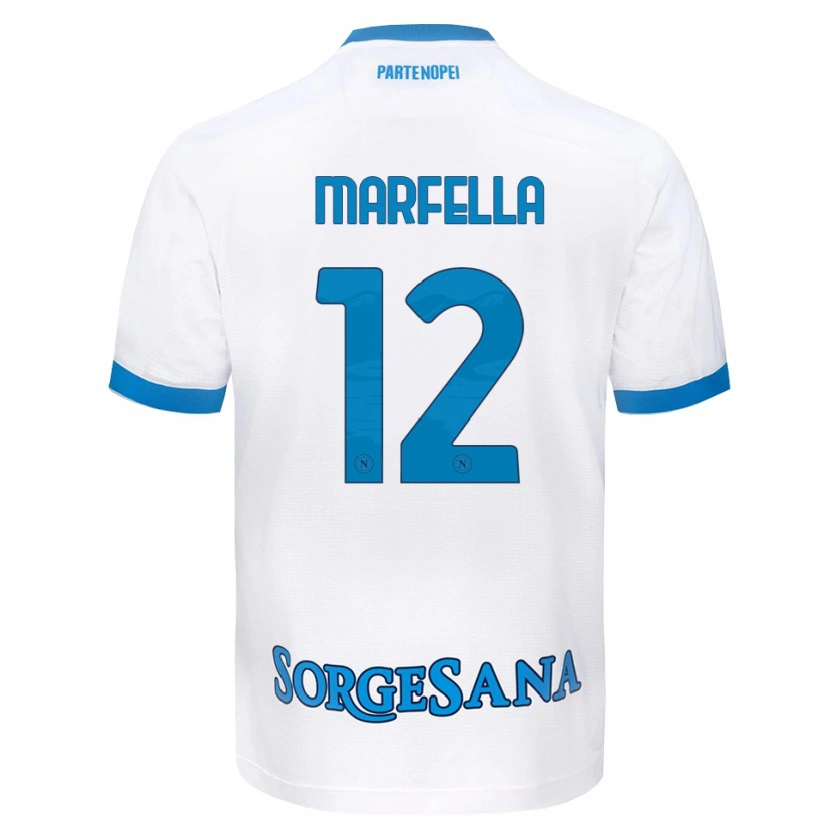 Danxen Damen Davide Marfella #12 Weiß Hellblau Auswärtstrikot Trikot 2026/27 T-Shirt Österreich