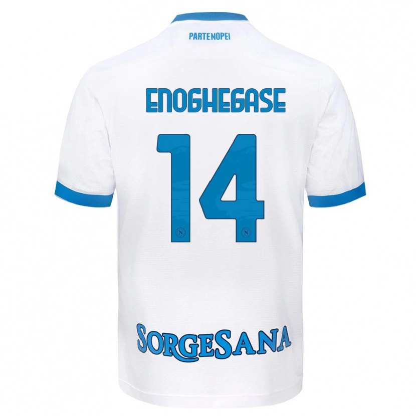 Danxen Damen Favour Enoghegase #14 Weiß Hellblau Auswärtstrikot Trikot 2026/27 T-Shirt Österreich