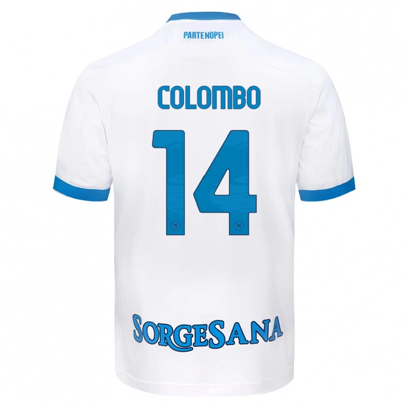 Danxen Damen Sofia Colombo #14 Weiß Hellblau Auswärtstrikot Trikot 2026/27 T-Shirt Österreich