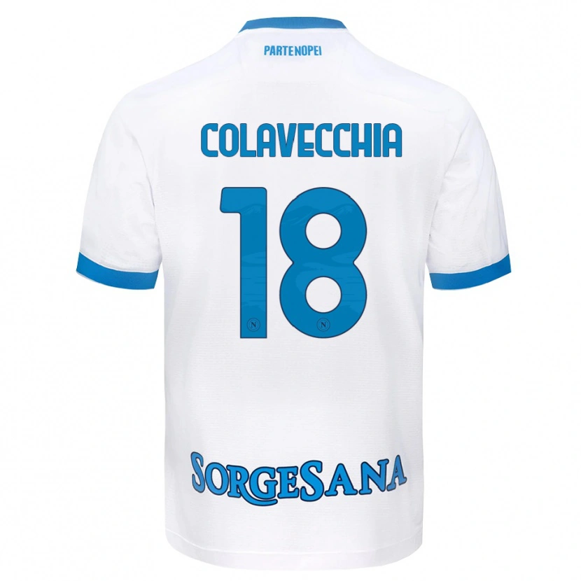 Danxen Damen Pasquale Colavecchia #18 Weiß Hellblau Auswärtstrikot Trikot 2026/27 T-Shirt Österreich