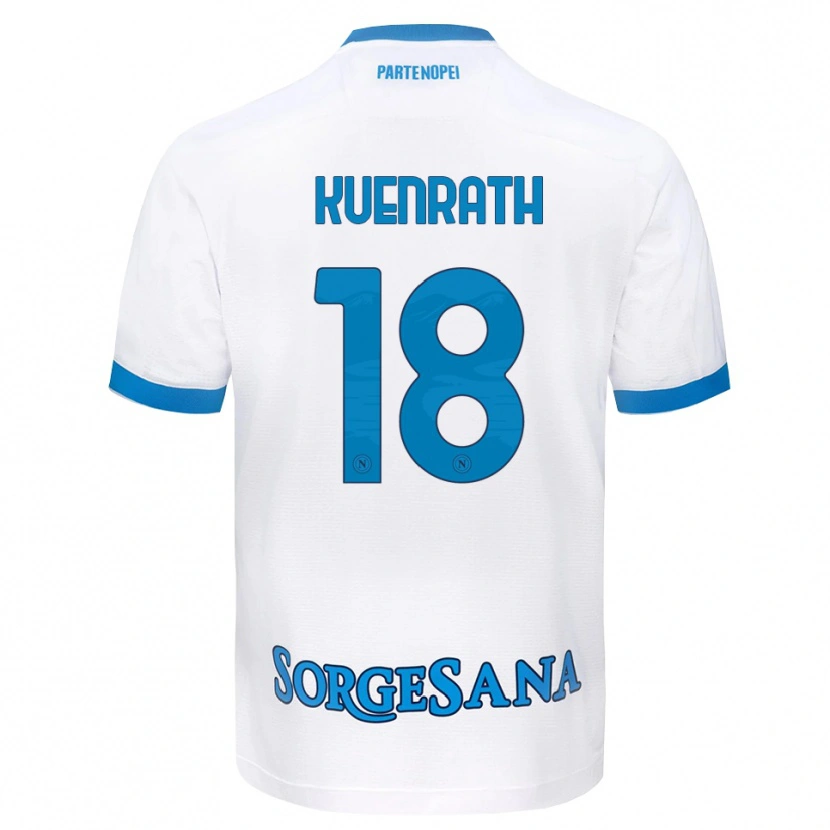 Danxen Damen Melanie Kuenrath #18 Weiß Hellblau Auswärtstrikot Trikot 2026/27 T-Shirt Österreich