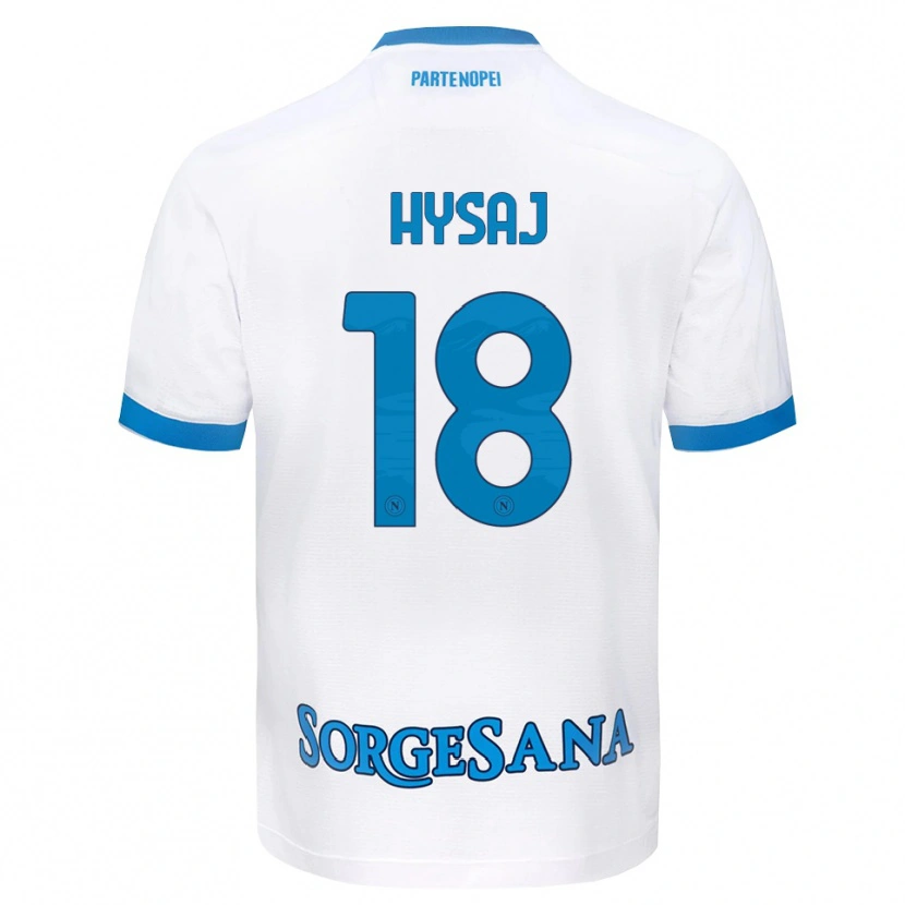 Danxen Damen Daniel Hysaj #18 Weiß Hellblau Auswärtstrikot Trikot 2026/27 T-Shirt Österreich