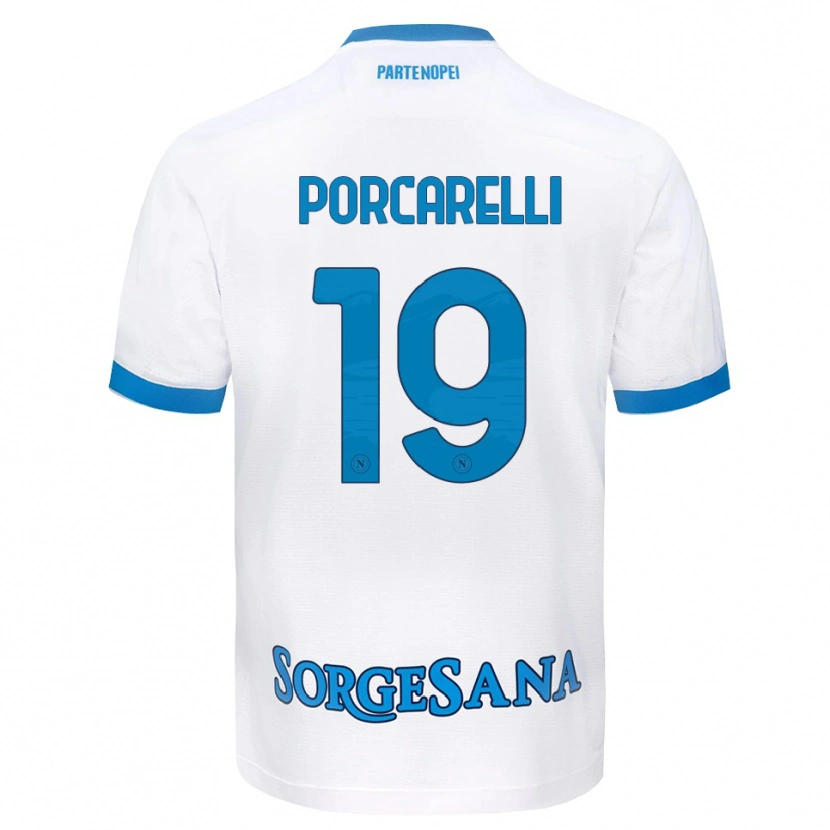 Danxen Damen Maddelena Porcarelli #19 Weiß Hellblau Auswärtstrikot Trikot 2026/27 T-Shirt Österreich