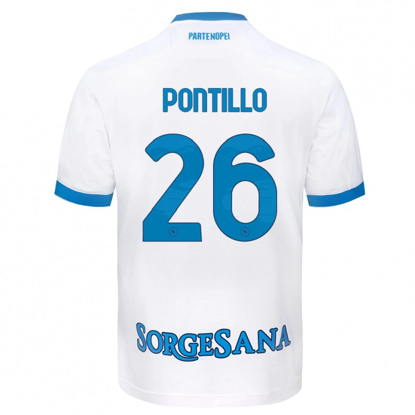 Danxen Damen Pasquale Pontillo #26 Weiß Hellblau Auswärtstrikot Trikot 2026/27 T-Shirt Österreich