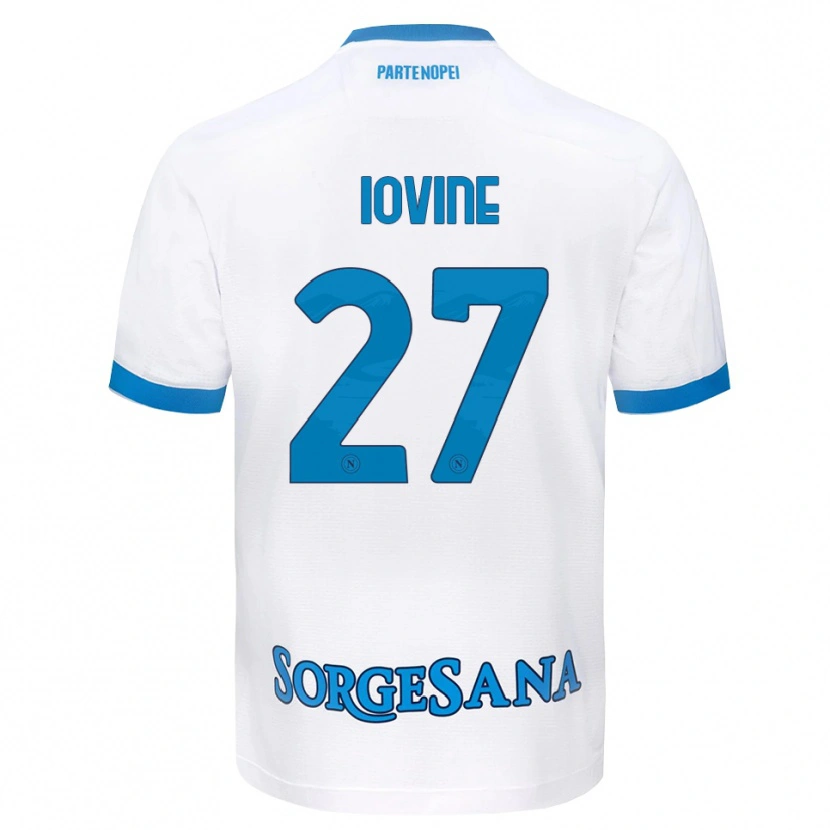 Danxen Damen Andrea Iovine #27 Weiß Hellblau Auswärtstrikot Trikot 2026/27 T-Shirt Österreich