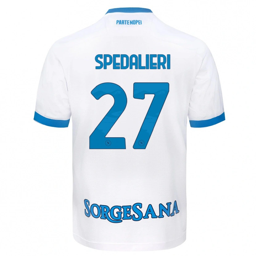 Danxen Damen Johnatan Andrea Spedalieri #27 Weiß Hellblau Auswärtstrikot Trikot 2026/27 T-Shirt Österreich
