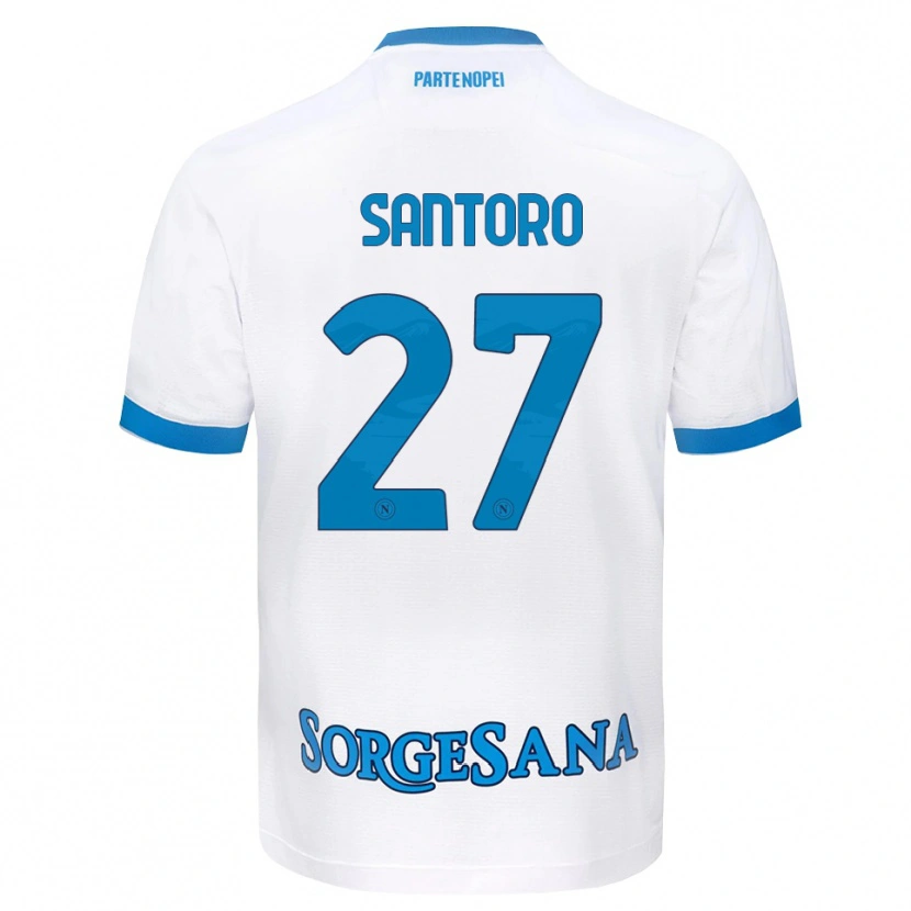 Danxen Damen Erika Santoro #27 Weiß Hellblau Auswärtstrikot Trikot 2026/27 T-Shirt Österreich