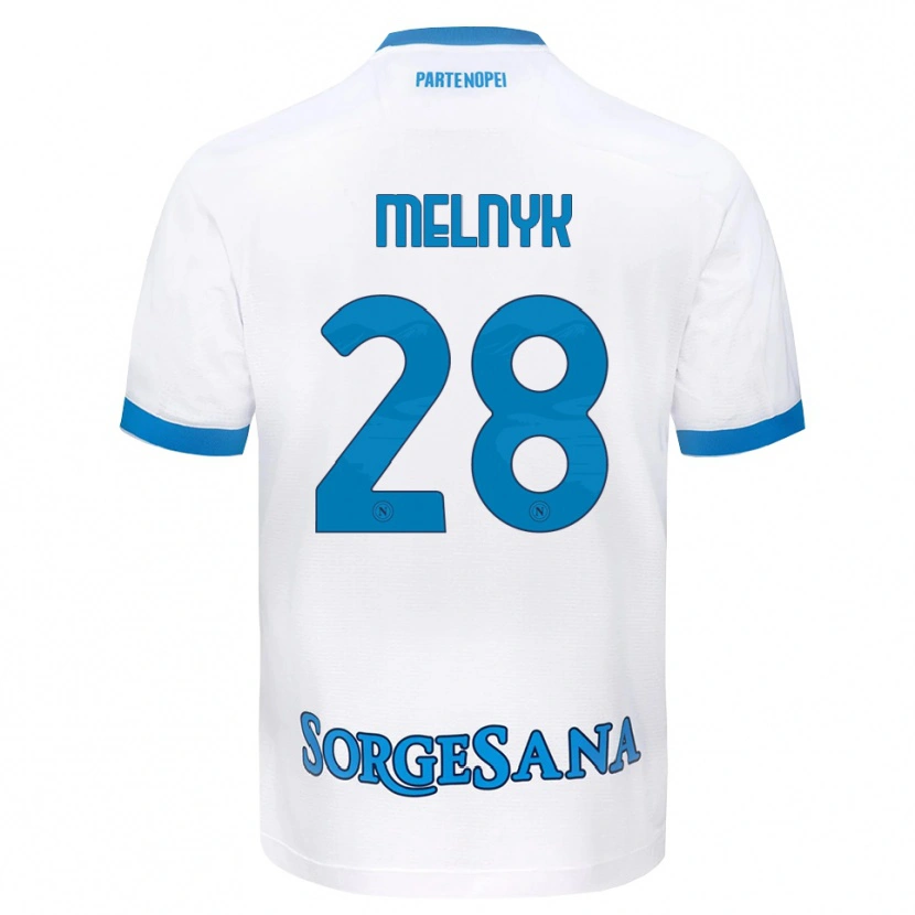 Danxen Damen Mykyta Melnyk #28 Weiß Hellblau Auswärtstrikot Trikot 2026/27 T-Shirt Österreich