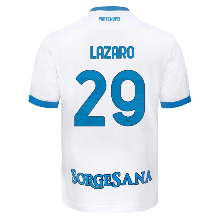 Danxen Damen Paloma Lázaro #29 Weiß Hellblau Auswärtstrikot Trikot 2026/27 T-Shirt Österreich