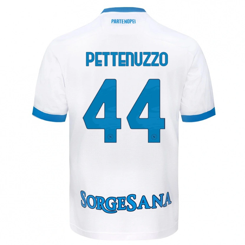 Danxen Damen Tecla Pettenuzzo #44 Weiß Hellblau Auswärtstrikot Trikot 2026/27 T-Shirt Österreich