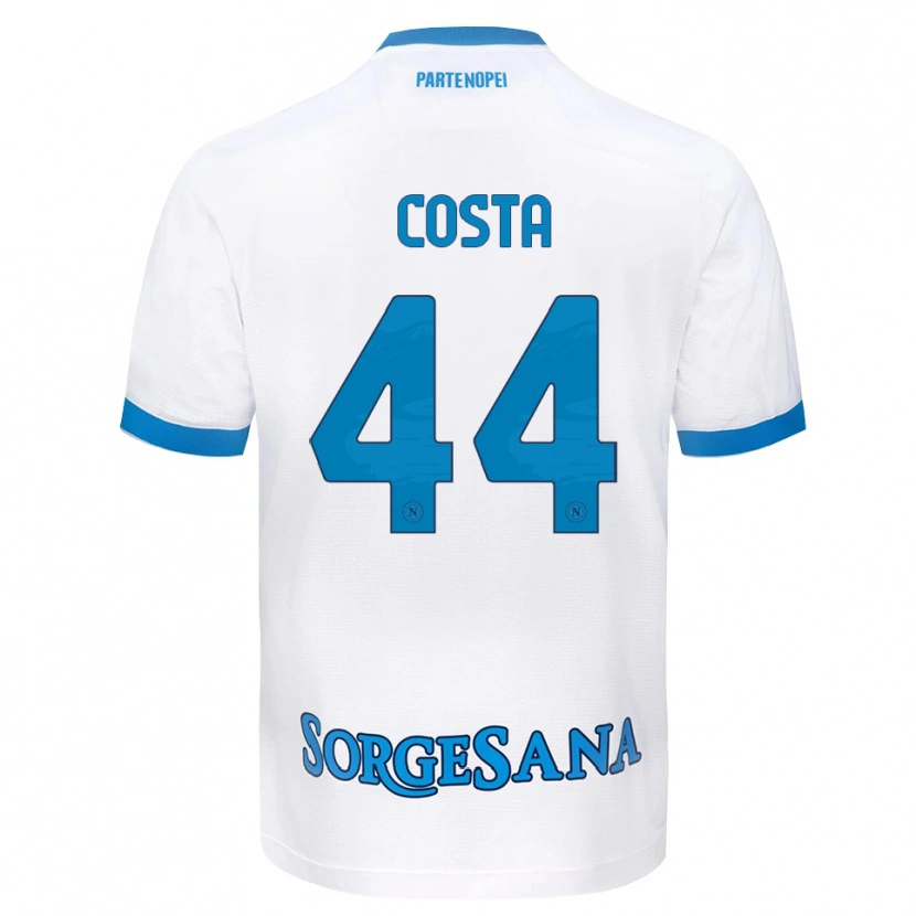 Danxen Damen Filippo Costa #44 Weiß Hellblau Auswärtstrikot Trikot 2026/27 T-Shirt Österreich