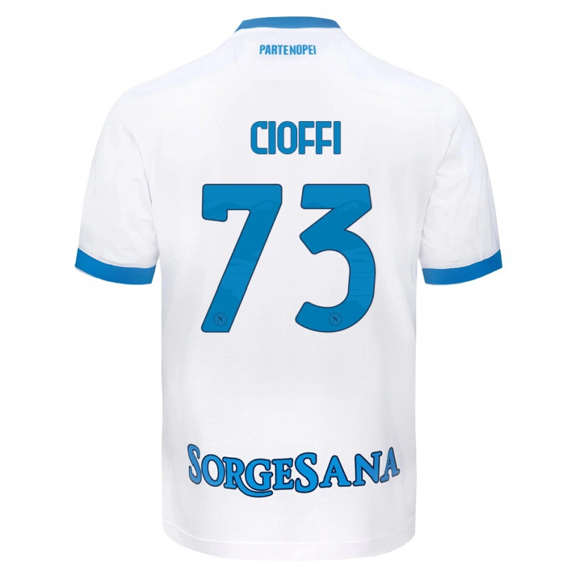 Danxen Damen Antonio Cioffi #73 Weiß Hellblau Auswärtstrikot Trikot 2026/27 T-Shirt Österreich