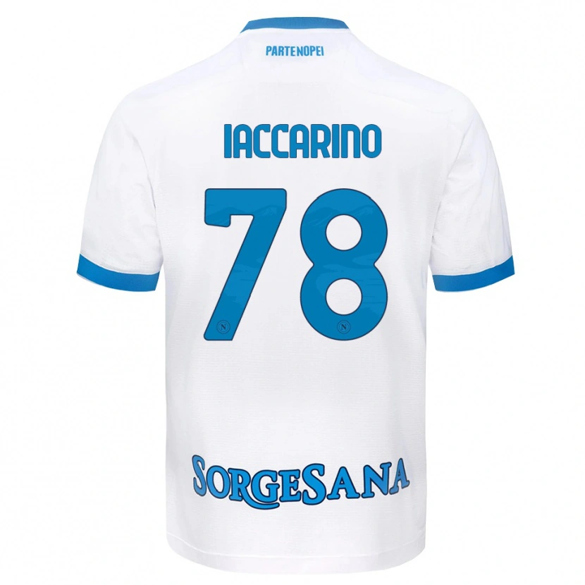 Danxen Damen Gennaro Iaccarino #78 Weiß Hellblau Auswärtstrikot Trikot 2026/27 T-Shirt Österreich
