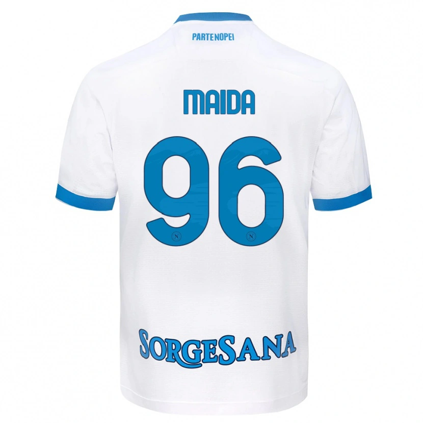 Danxen Damen Giuseppe Maida #96 Weiß Hellblau Auswärtstrikot Trikot 2026/27 T-Shirt Österreich