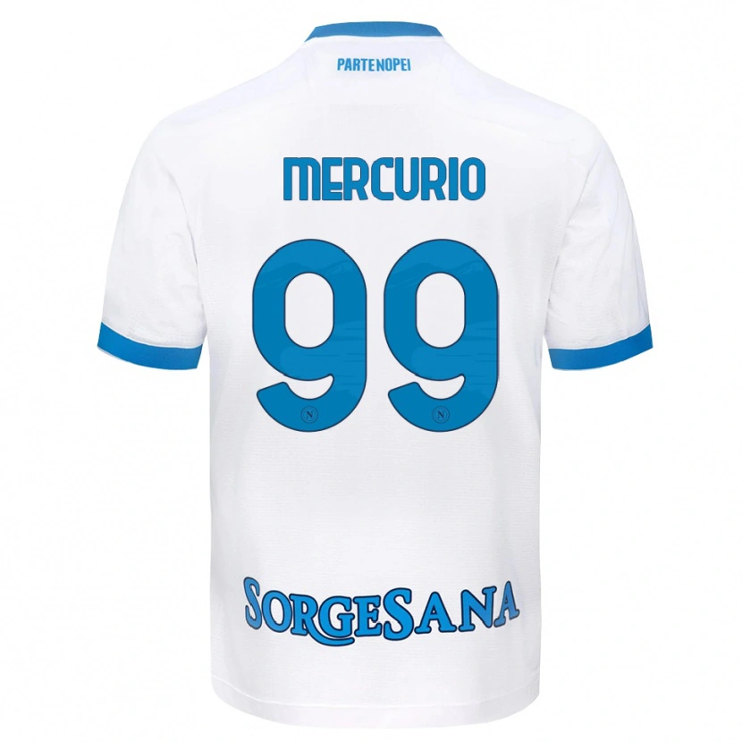 Danxen Damen Giovanni Mercurio #99 Weiß Hellblau Auswärtstrikot Trikot 2026/27 T-Shirt Österreich