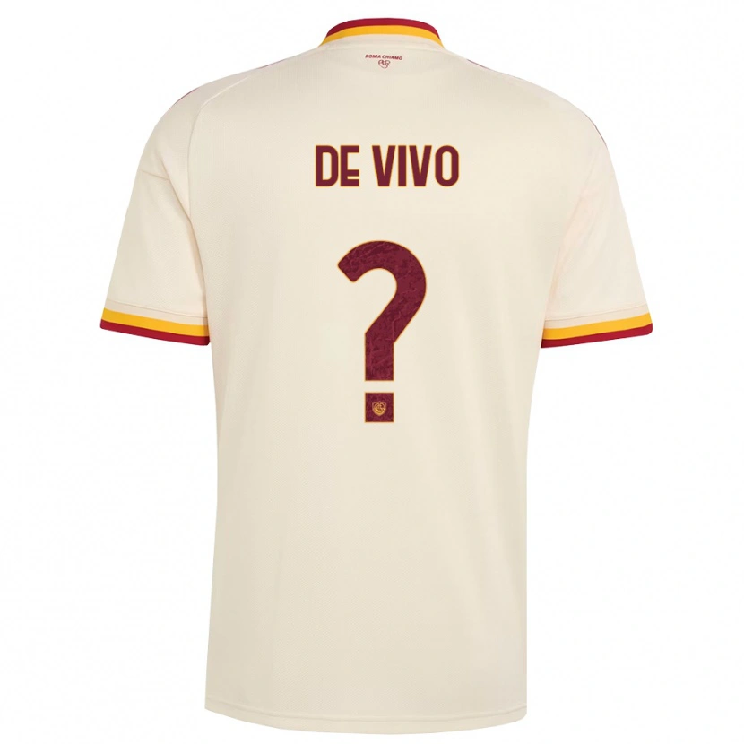 Danxen Damen Davide De Vivo #0 Champagner Rot Gelb Auswärtstrikot Trikot 2026/27 T-Shirt Österreich